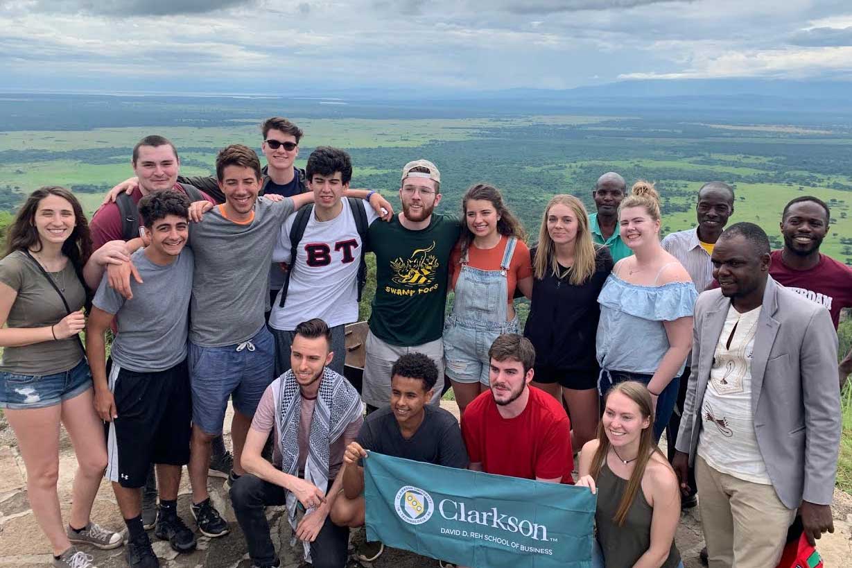 Clarkson University students abroad