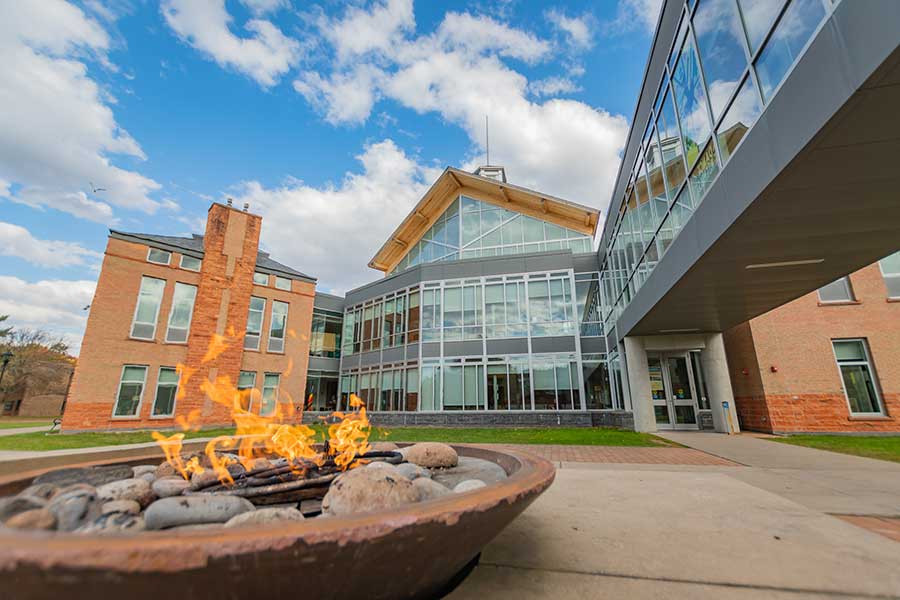 Student Center on the Clarkson University Potsdam Campus