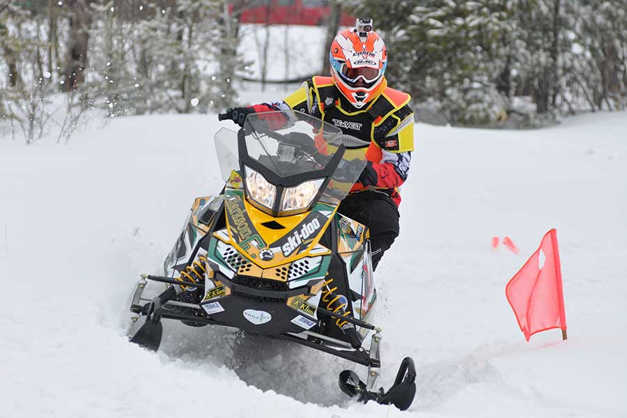 SAE Clean Snowmobile in competition