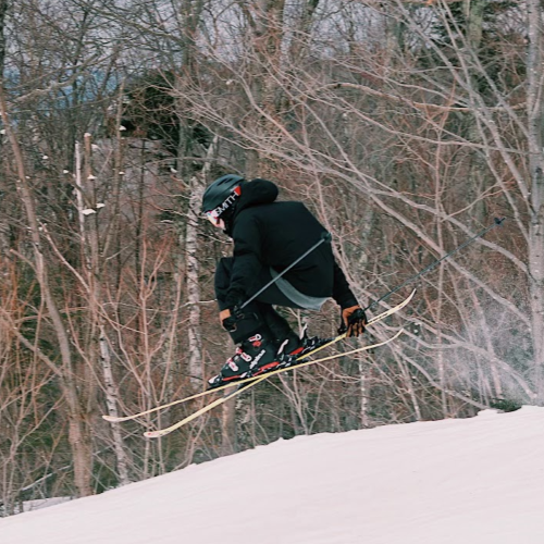 A photo of Jack hopkins on a skiing trip