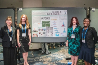 Clarkson Students Present Research on Adaptivity in Human Search Processes at Psychonomics Annual Meeting